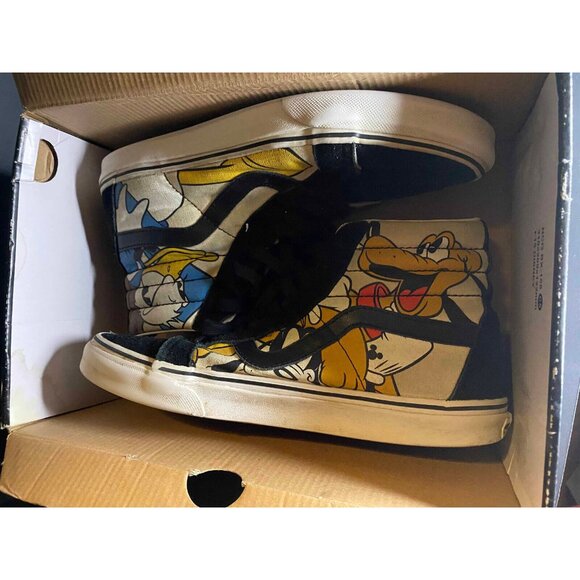 Vans X Disney SK8-Hi Mickey and Friends Mens 8.5 Shoes w/ Box Sneakers - Picture 8 of 13